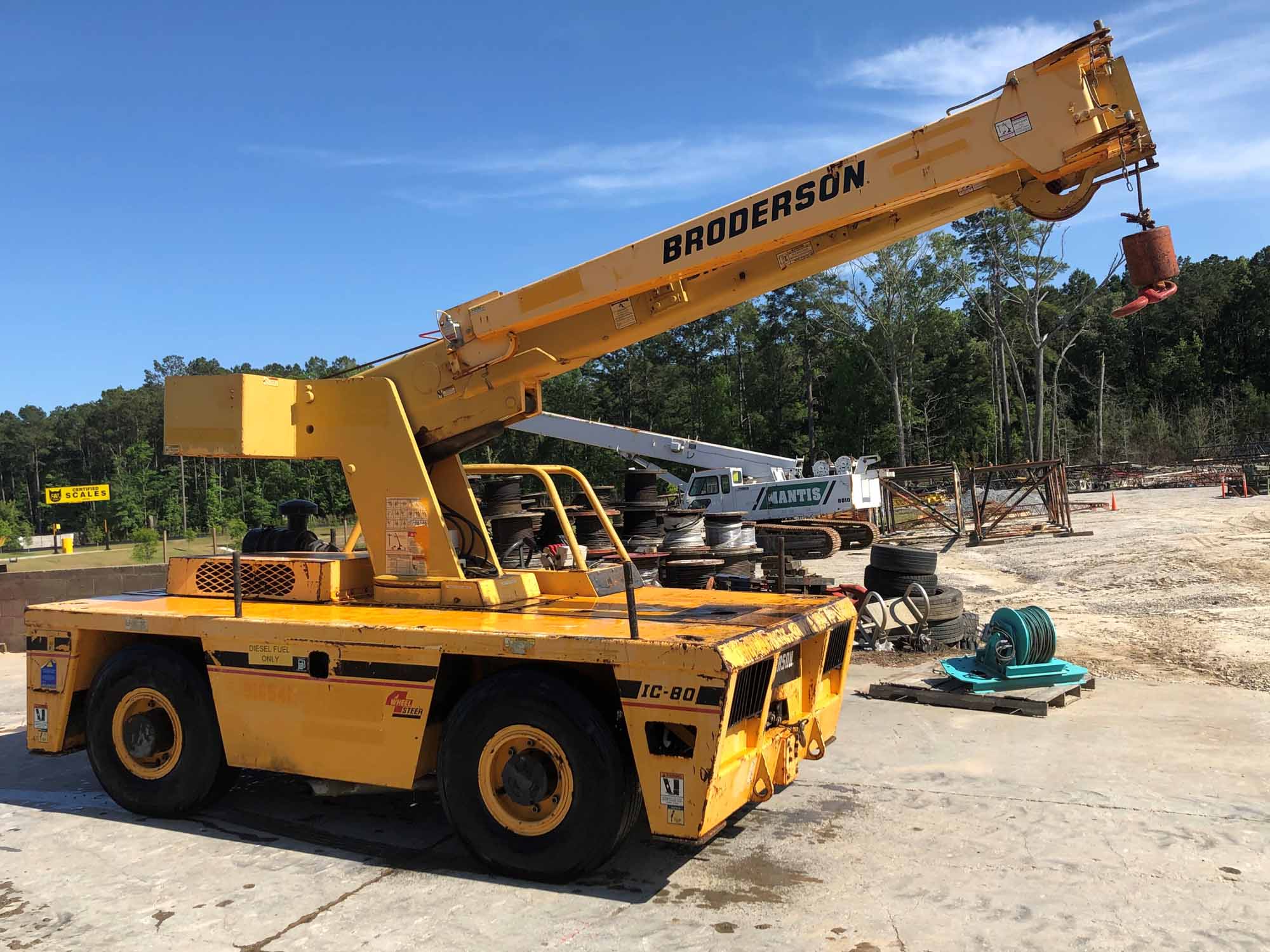 2012 BRODERSON IC803J 1910 Crane Sales New and Used Cranes for