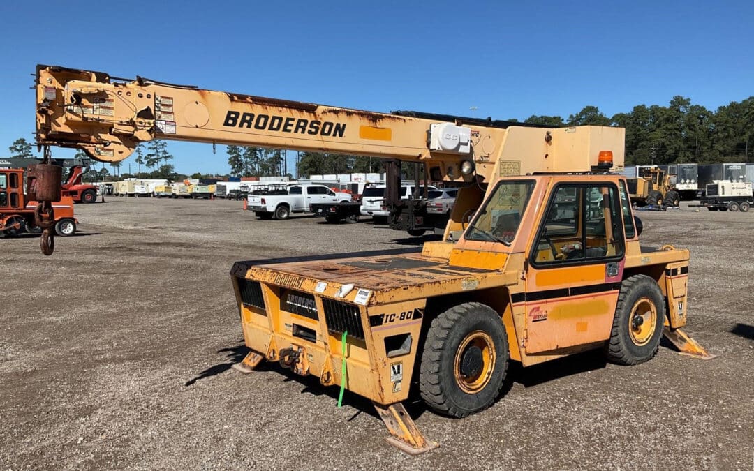 2011 Broderson IC-80-3H 9-Ton Carry Deck Crane For Sale
